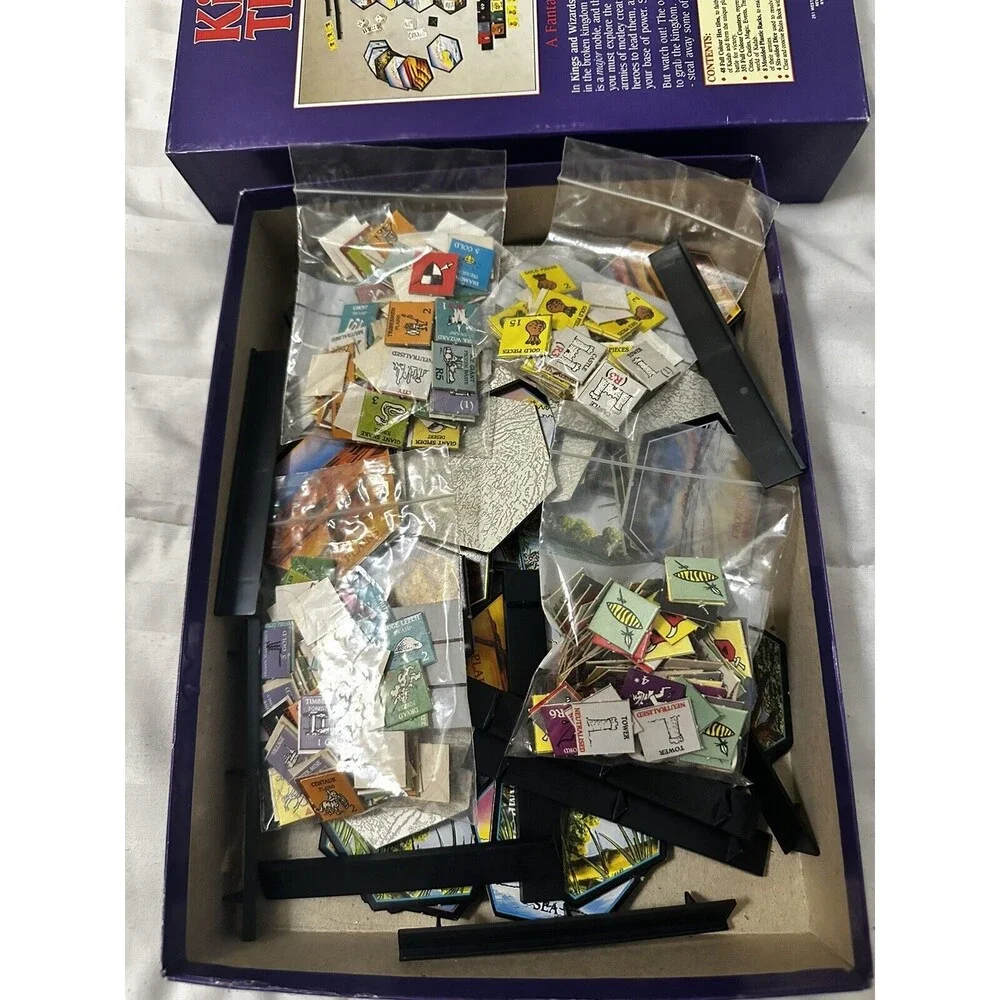 Kings & Things Fantasy Board Game Complete 1986 West End Games